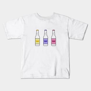 Minimalist Drink Cocktail Triple Beer Kids T-Shirt